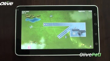 Air Control Lite Android Game on the OlivePad VT-100