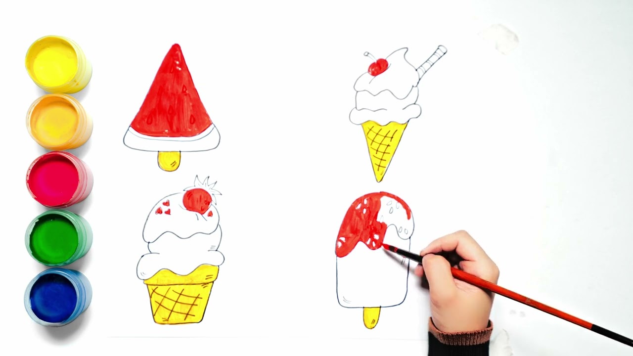How to Draw Ice Cream  | Simple Art for Children | Easy Drawing for Kids #6