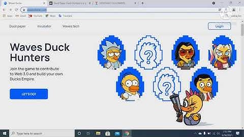 Waves Duck Hunters Game | #WavesDucks #NFT #Crypto