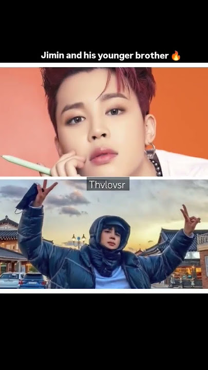 jimin and his younger brother 🔥 of BTS #bts #btsot7forever #btsarmy #viralshort #btsot7ff #jimin