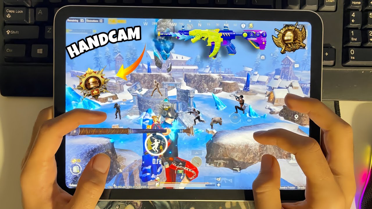 FINALLY NEW IPAD 10TH GENERATION😍HANDCAM | PUBG Mobile - YouTube