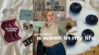 (eng) spring diaries | РАСПАКОВКА альбома Stray Kids, шоппинг, ДР подруги, K-POP караоке 🎤