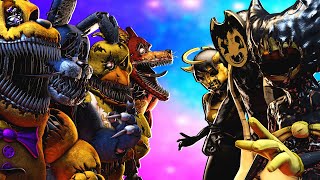 Sfm Fnaf Demented Animatronics Vs Batim