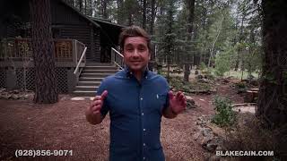 Williams AZ Log Cabin **10 ACRES** Spring-Fed Pond!
