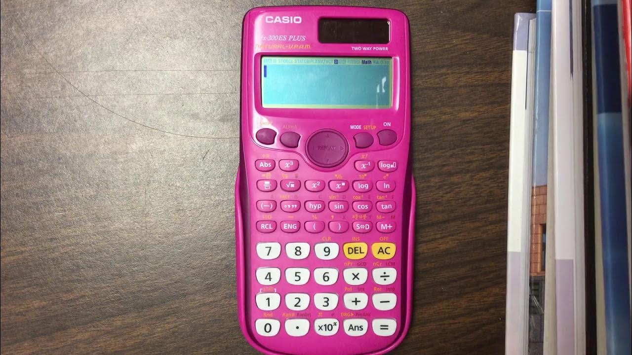 How To Find Standard Deviation On Casio Fx-300es Plus