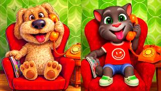 My Talking Tom Cat vs My Talking Ben | Unlock All Gadgets 🧀🧀🧀 screenshot 4