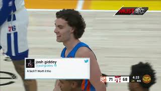 A closer look at Josh Giddey's DUNK and STARE DOWN | SportsCenter Must See