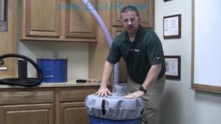 Using the EXAIR model 6850 Drum Cover