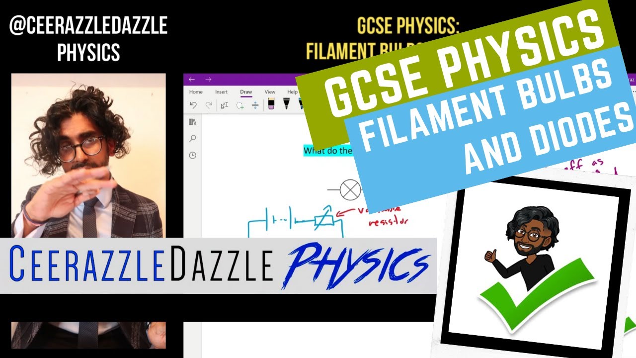 GCSE Physics 91 Filament bulbs and diodes (VI graphs) YouTube