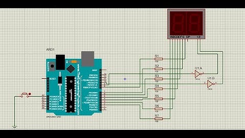 Counter Up 7 Segmen Display dengan Arduino Uno & Push Button | #Arduino