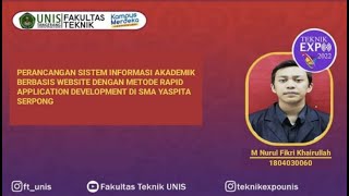 Perancangan Sistem Informasi Akademik Berbasis Website Dengan Metode RAD di SMA Yaspita Serpong