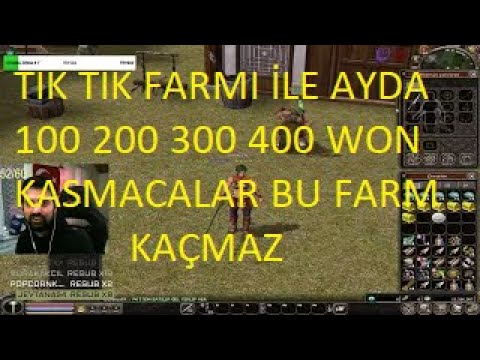 METİN2 TIK TIK FARMI NASIL YAPILIR ? 1 AYDA 75 CHARLA HASILAT NASIL OLUR  ? xxxKRALIM/EzeL