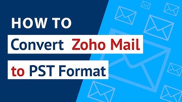 How to Convert Zoho Mail to PST Format ? | Zoho to PST Migration Tool to Export Zoho Webmail Emails
