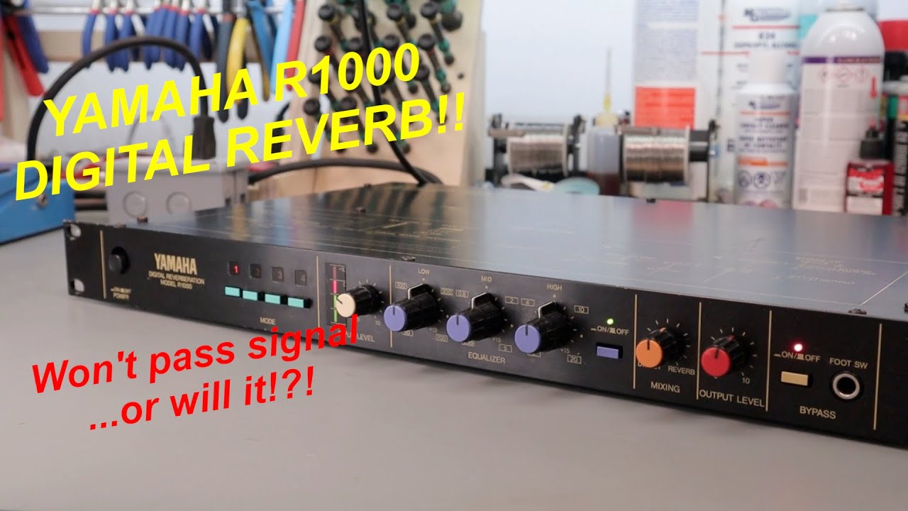 Yamaha R1000 Digital Reverb Service - DoItYourselfMusician #55