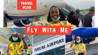 FLY WITH ME | HOW TO BOOK A FLIGHT | Warri to Lagos by Aircraft | Travel VLOG