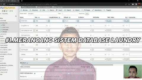 #1.MERANCANG SISTEM DATABASE LAUNDRY