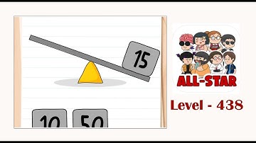 Brain test all star level 438 Balance the seesaw.
