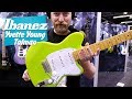 Yvette Young Ibanez - SNOT GREEN AND A TON OF FUN! - Can this be my signature guitar too? -#NAMM2020