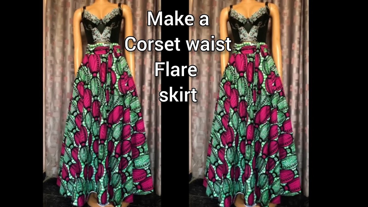 Как сшить юбку-корсаж с расклешенной на 360° талией | Подходит для любого типа фигуры | Юбка-балетка