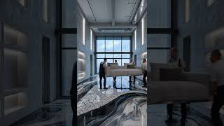 INSANE Luxury Penthouse Living Room 😍🔥 | Colorful Epoxy Floor Transformation! #transformation