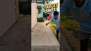 Plastic Stick Slingshot Target Shot With My Slingshot #slingshot #shortvideo #shorts I love Slings
