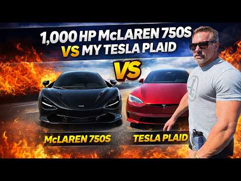 1,000 Hp Mclaren 750s Owner Thought He Could Beat The Tesla Plaid