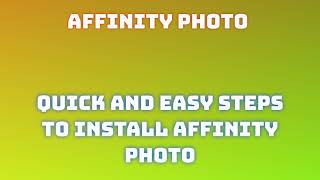 #Affinity Photo #Affinity Photo2024