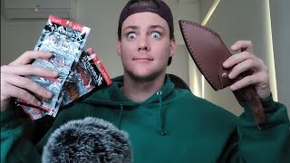 ASMR | Beef Jerky rating and new knife tapping