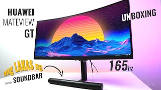 VLOG: ANG LAKAS ng SOUNDBAR - HUAWEI MateView GT 165Hz Ultrawide Gaming Monitor UNBOXING [Ph]
