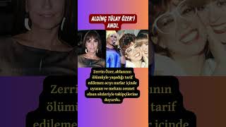 Ayşegül Aldinç, Tülay Özer Için Sesinin Rengi Ve Zarafetiyle Özel Kalacak Vurgusu Yaptı.