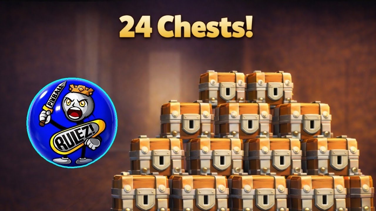 24 chests to open!