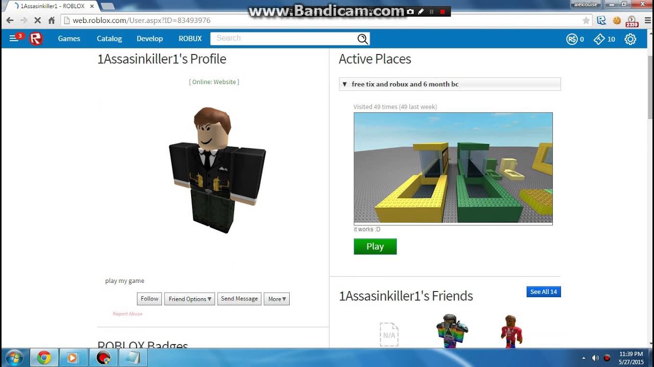 Roblox How To Get Free Tix And Robux 2015 Works Youtube - roblox robux to tix