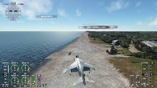 Harrier beach landing pilot drunk #xboxseriess #msfs #harrier #beach #drunk #alcohol