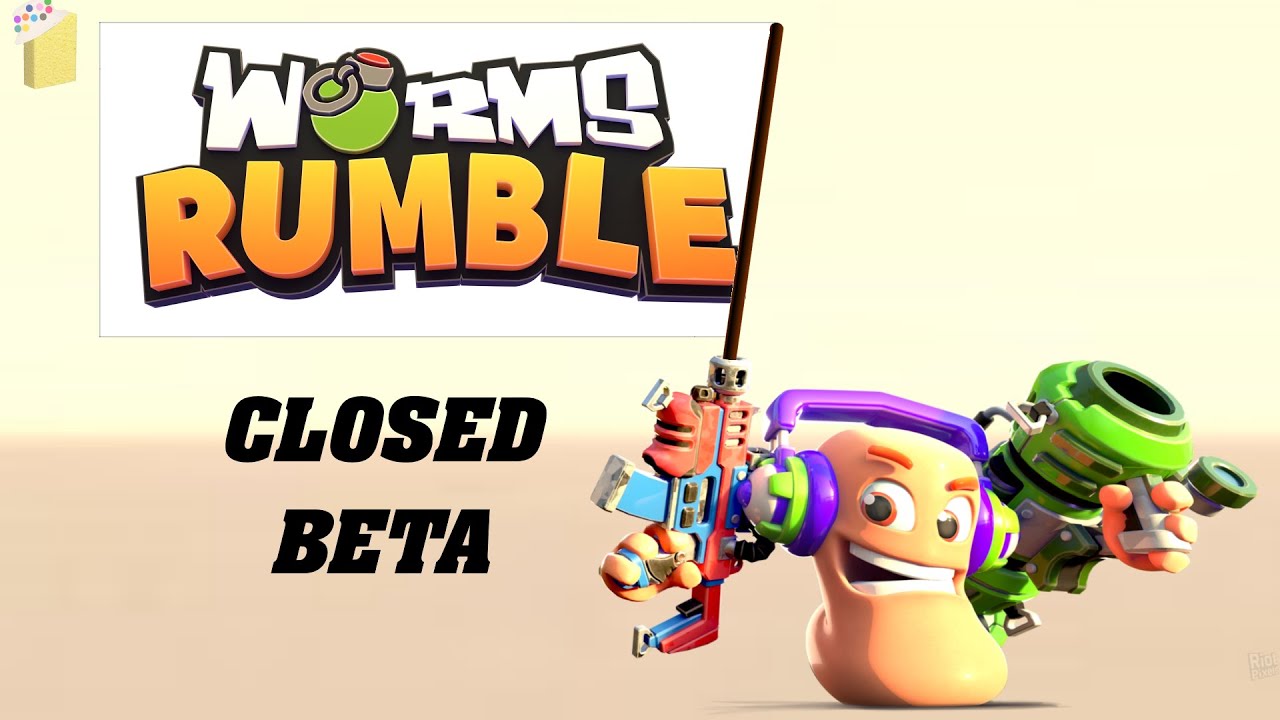 Spongejay1 Plays: Worms Rumble CLOSED BETA | A CAN OF WORMS