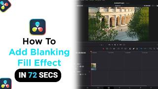 How to Add Blanking Fill Effect on Davinci Resolve [NEW]