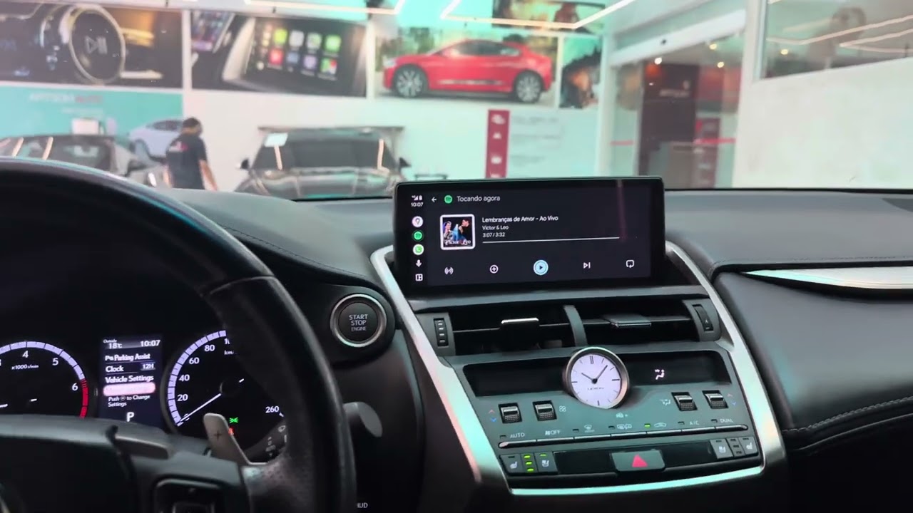 Lexus NX300 2017/2018 - instalação Apple CarPlay e Android Auto wireless