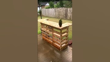 DIY pallet bar ideas #youtubeshorts