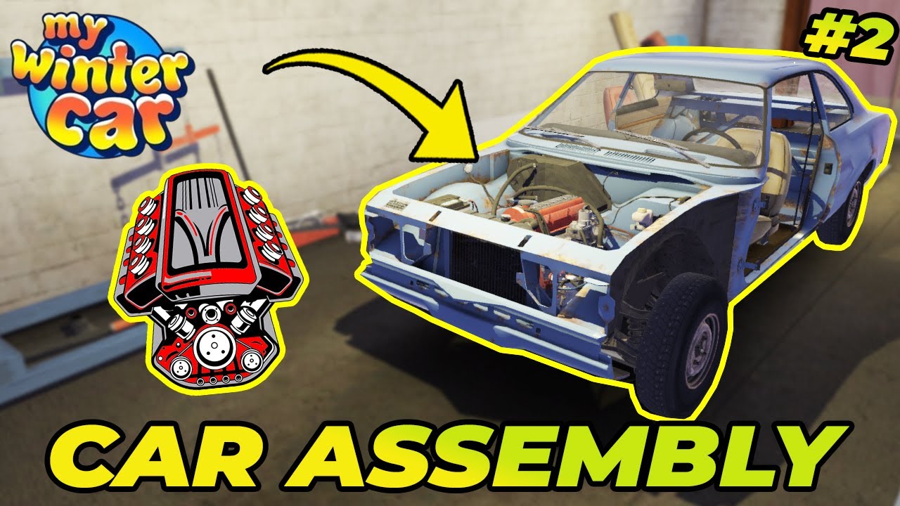 I ASSEMBLED ENGINE! WILL IT DRIVE?! | My Winter Car #3