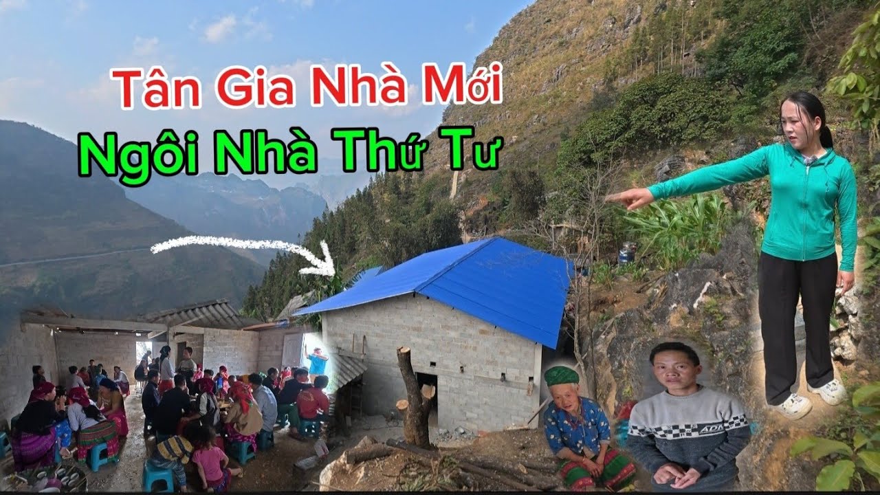 Tân Gia Nhà Mới 12 mâm cơm Ngôi Nhà Thứ Tư Của Hai Mẹ Con Em Chả  | MỶ VLOG | 