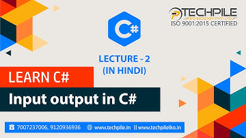 input output in c#