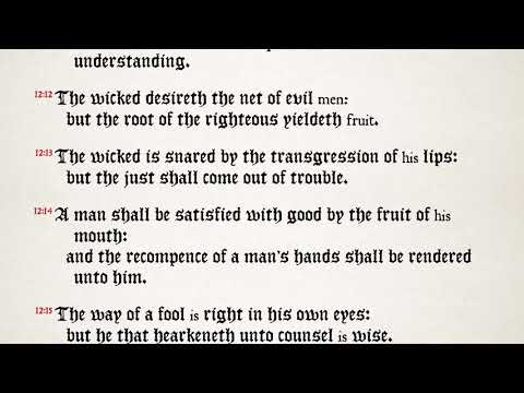 Proverbs 12:1-28 📖