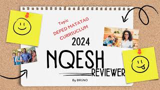 NQESH 2024 Reveiwer Topic: DepEd Matatag Matatag Curriculum