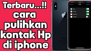 Terbaru,,!! Cara Kembalikan kontak yg terhapus di iphone