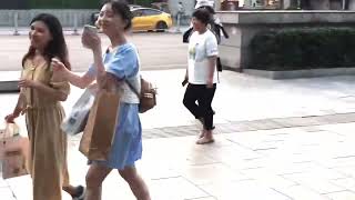 侍マネキンドッキリSamurai Mannequin Prank In China