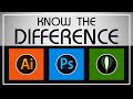 Know The Difference Between | Photoshop - Coreldraw - illustrator - Designing software | urdu/hindi