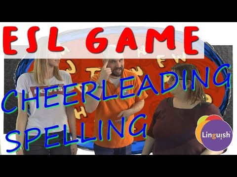 Linguish ESL Games // Cheerleading spelling // LT343