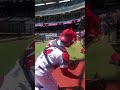 大谷翔平ブルペン #Shorts#大谷翔平#ミニビッシュへの報復球