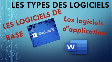 Quels sont les logiciels de base d'un ordinateur ?