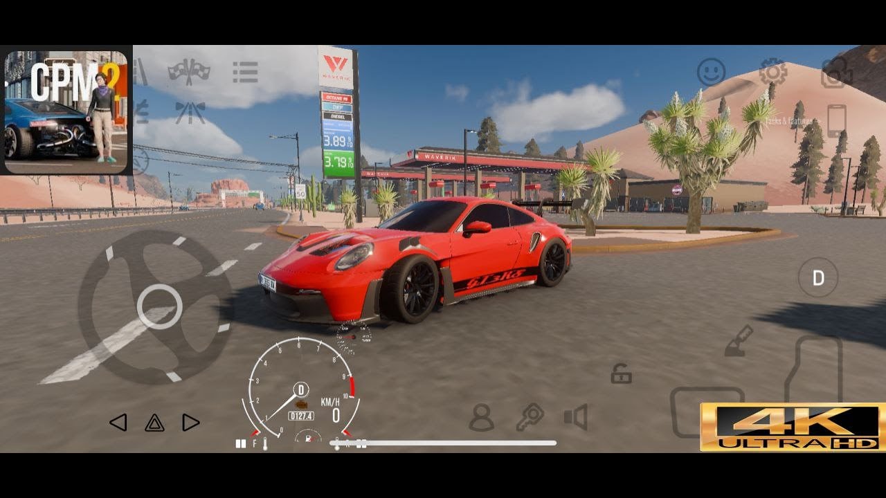 Porsche 911 GT3 RS In car parking multiplayer 2 gameplay 💫😉 in 4KHD🤩