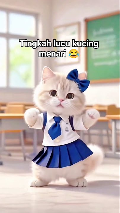 tingkah lucu kucing menari😂 #cat #funnycats #funny #lucu #videolucu #shorts #bella